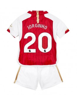 Otroški Nogometna dresi replika Arsenal Jorginho Frello #20 Domači 2023-24 Kratek rokav (+ hlače)